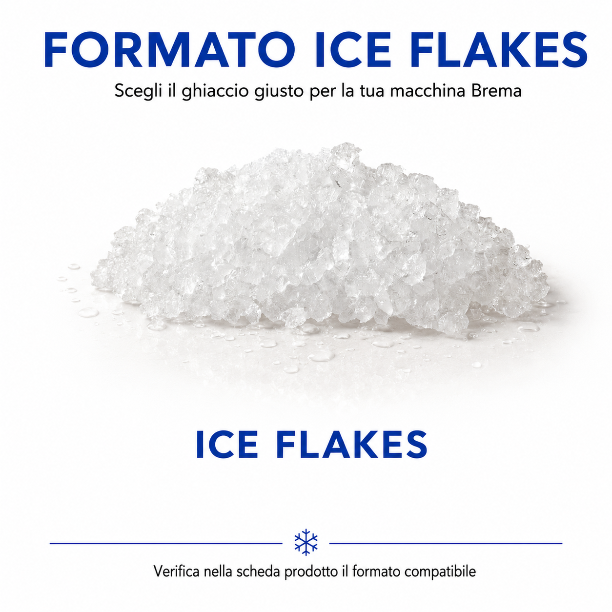 Ice Flakes Brema – formato ghiaccio prodotto dalla macchina