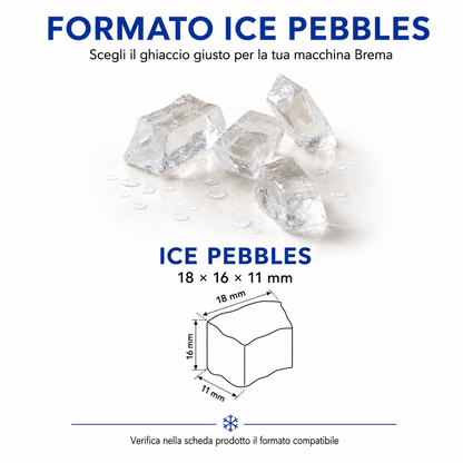 Ice Pebbles Brema – formato ghiaccio prodotto dalla macchina