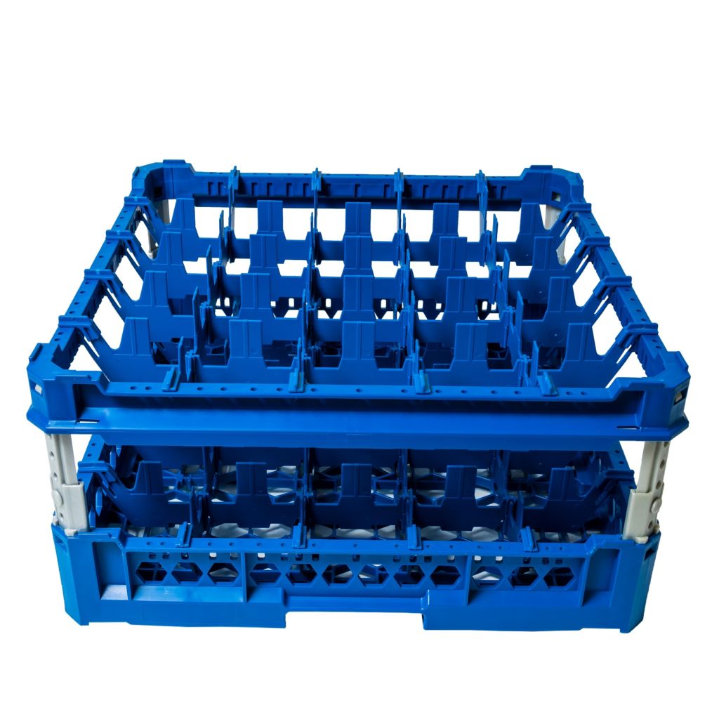 Cesta 25 bicchieri blu cm50x50 (h 120/240) articoli