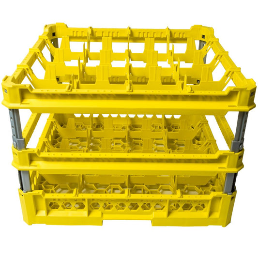 Cesta 16 bicchieri giallo cm50x50 (h 240/340) articoli