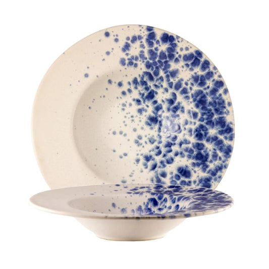 Phobos pasta bowl bianco/blu ø 28,5 h 5,5 ciotole