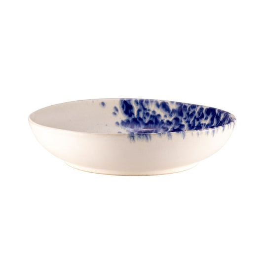 Phobos round bowl white/blue ø 28 h 6.5