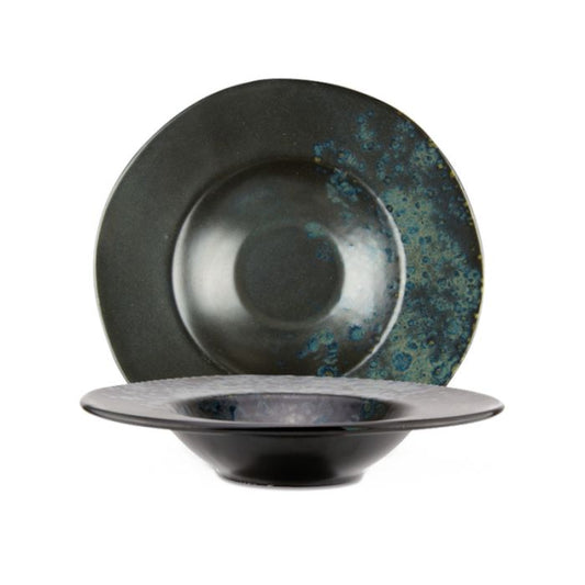Phobos pasta bowl nero/blu ø 28,5 h 5,5 ciotole