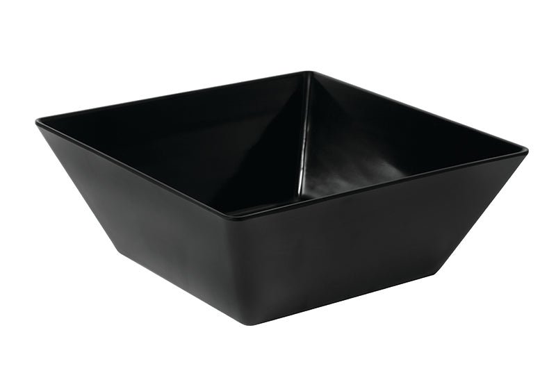 Insalatiera quadra nero cm 30x30x11,5 ciotole