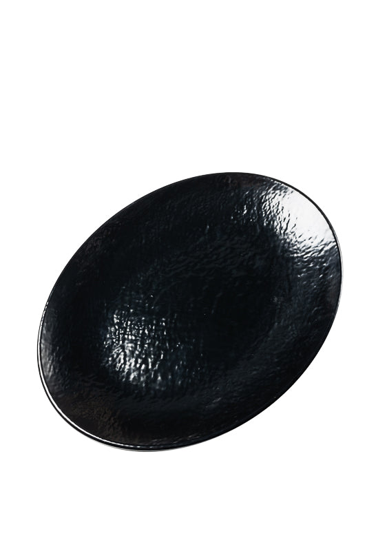 Stone age vassoio ovale nero cm 39x29x4,4 vassoi