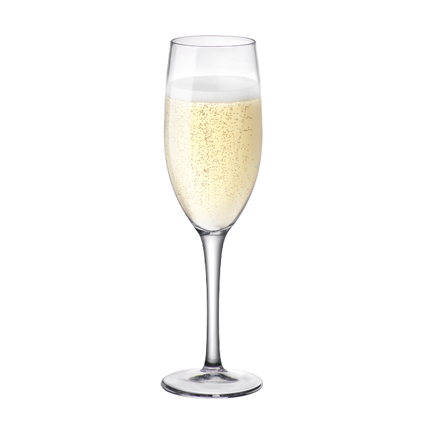 Milano flute 17 cl (exkalix) in vetro professionale
