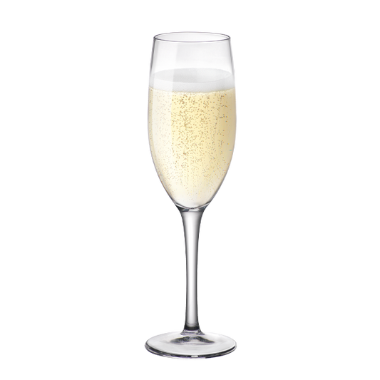 Milano flute 17 cl (exkalix) in vetro professionale