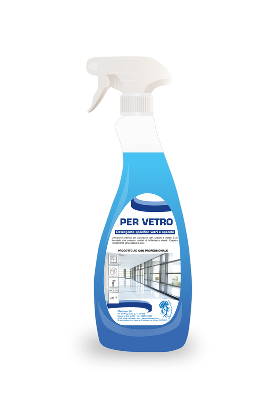 Detergente specifico per vetri e specchi 750 ml