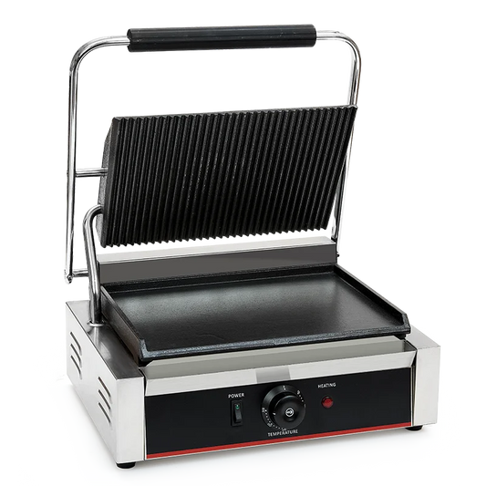 Piastra panini  media liscia/ rig.