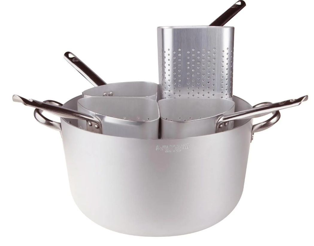 High casserole 2/m aluminum 4 segments ø 40 h 22