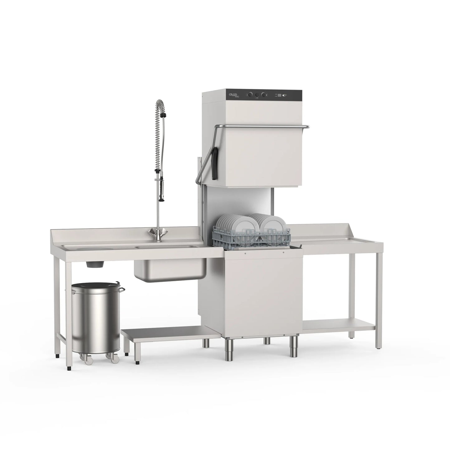 Lavapiatti capote elettromeccanica cesto 500x500mm articoli