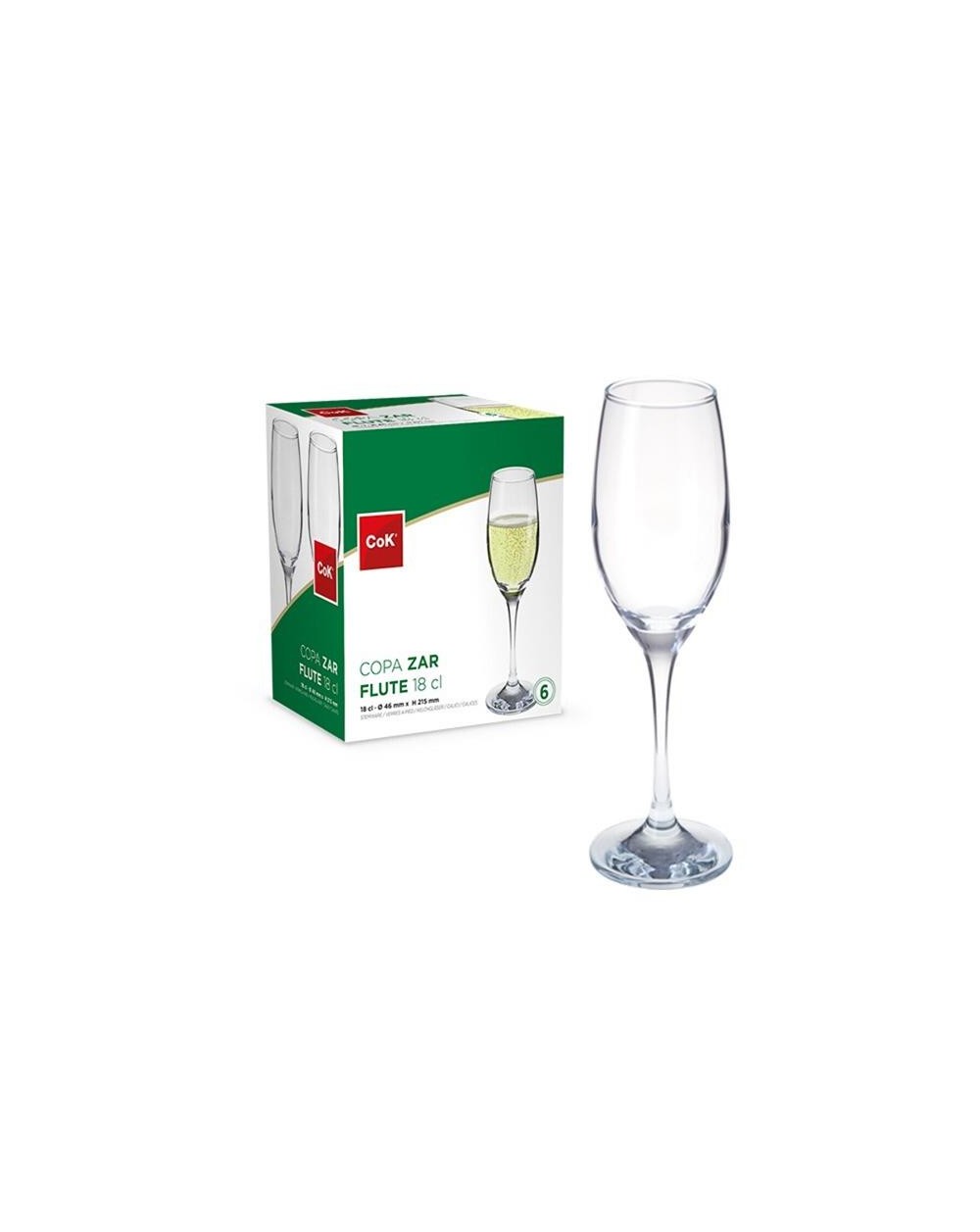 Zar calice champagne 18 cl calici