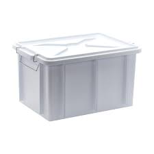 Box con coperchio bianca cm50x40x26