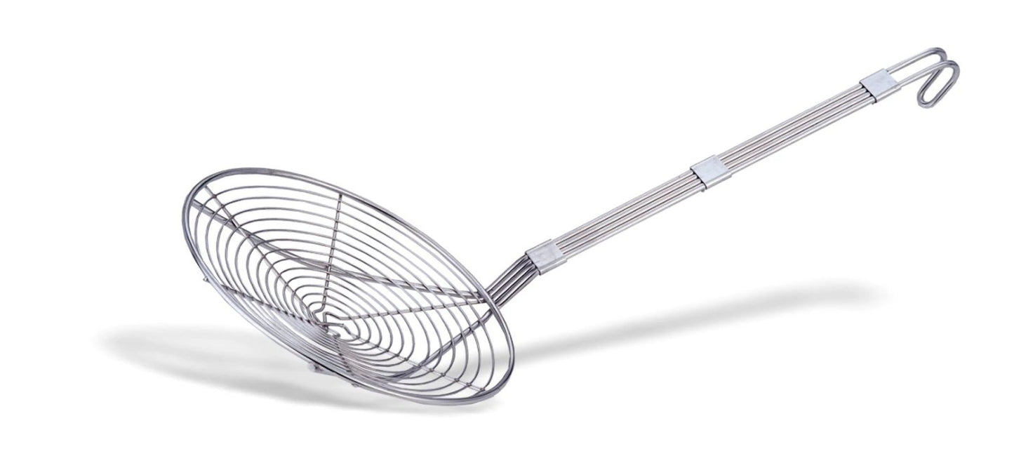 Schiumarola a filo in acciaio inox ø 20 per cucina professionale e casa