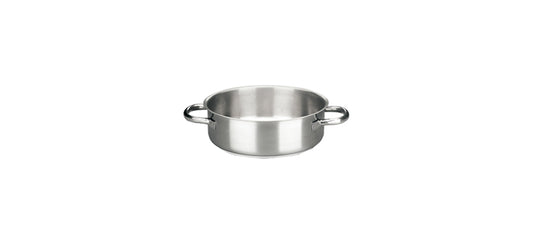 Casseruola inox bassa 2 manici Ø cm 16 h 6,5 lt 1,3