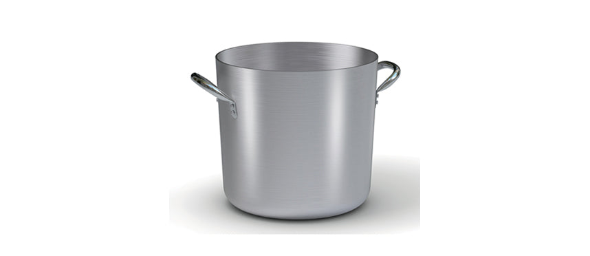 Pentola alluminio 2 manici Ø cm 32 h 31,5 lt 25