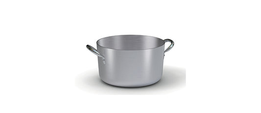 Alluminio casseruola media 2 manici 24 Ø cm 24 h 13,5 lt 5,5