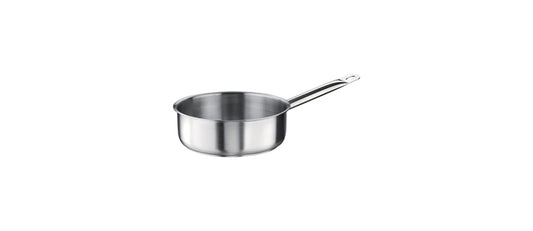Casseruola mezza fonda 1 manico Tender inox Ø cm 20 h 7,5 lt 2,25