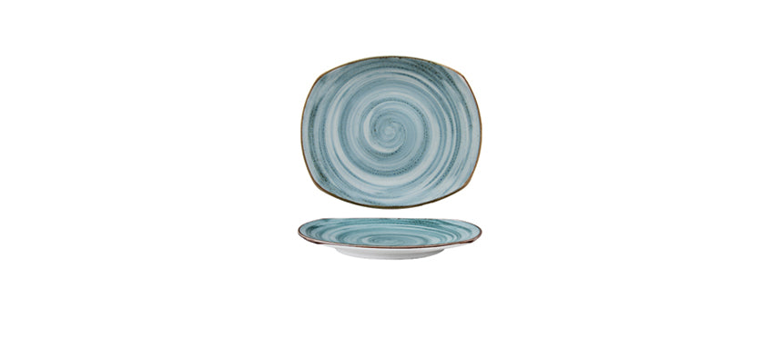 Vassoio rettangolare azzurro (25,4) cm 25,7X22,7