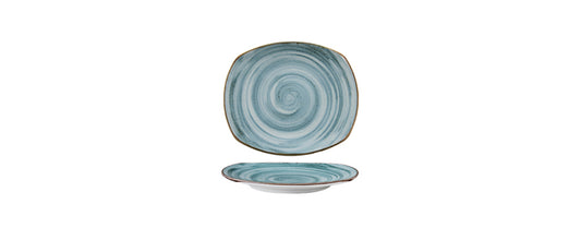 Vassoio rettangolare azzurro (25,4) cm 25,7X22,7