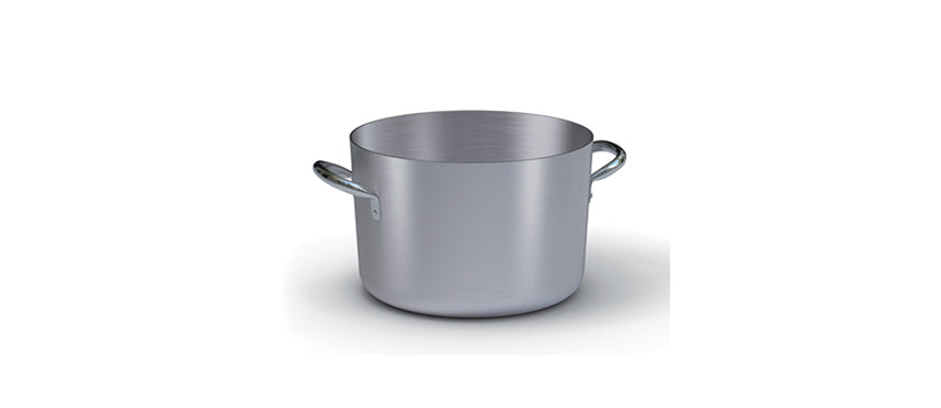 Alluminio casseruola alta 2 manici 20 Ø cm 20 h 14,5 lt 4,2