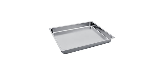 Teglia GN 2/1 cm 65x53 bordo piatto h 6,5 lt 19