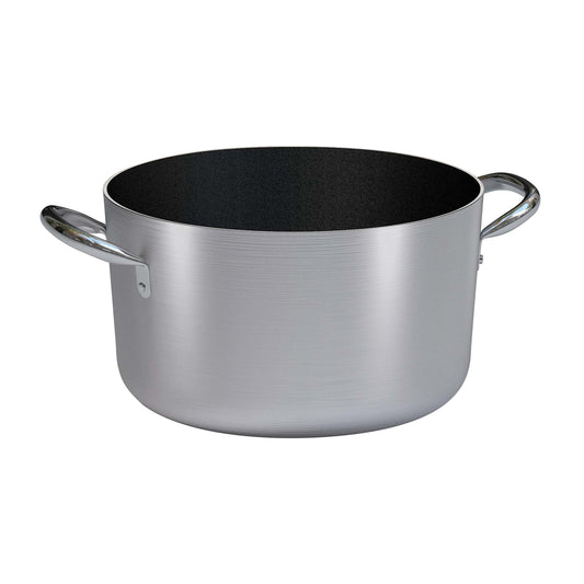 Alluminio casseruola media antiaderente 2 manici h 11,5 lt 3,2 Ø cm 20 fondo Ø cm 14,5