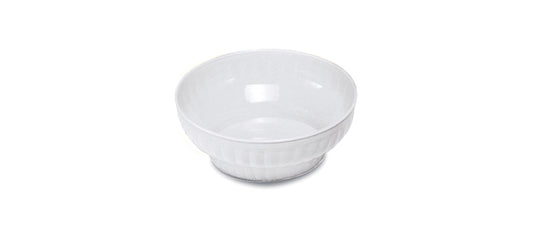 Insalatiera costolata plastica bianca Ø cm 30 h 10,5