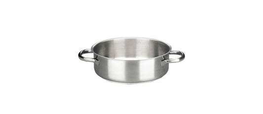 Casseruola inox bassa 2 manici Ø cm 50 h 19 lt 37
