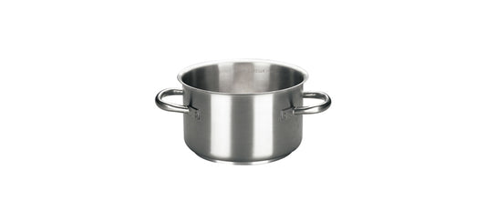 Casseruola inox alta 2 manici Ø cm 36 h 21,5 lt 22