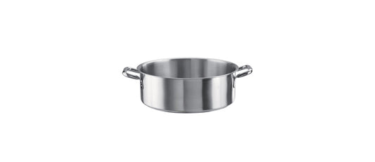 Casseruola mezza fonda 2 manici Tender inox Ø cm 28 h 9,5 lt 5,75