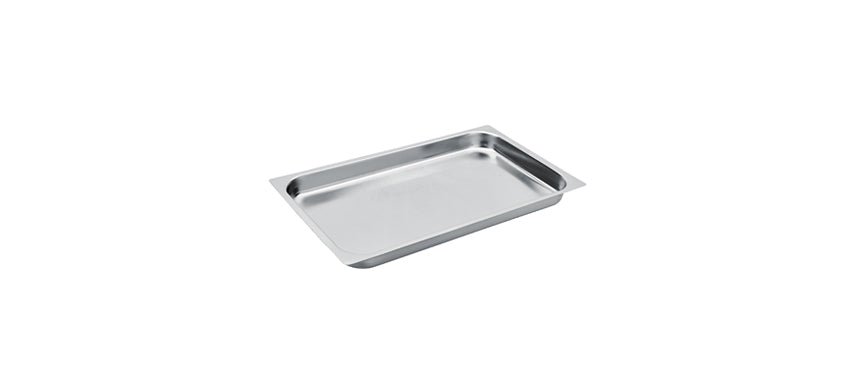 Teglia GN 1/1 cm 53x32,5 bordo piatto h 4 lt 5