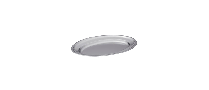Vassoio ovale inox 30x20 18/10 cm 30x20
