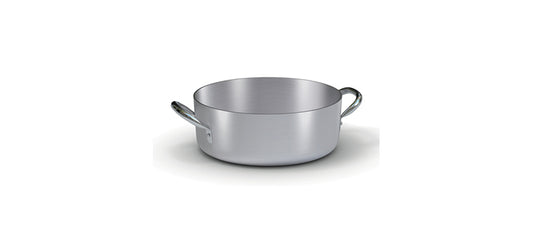 Alluminio casseruola bassa 2 manici 36 Ø cm 36 h 11,5 lt 11