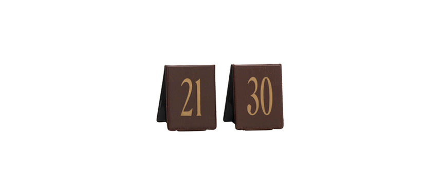 Segnaposto numero texas 21-30 confezione da 21 a 30