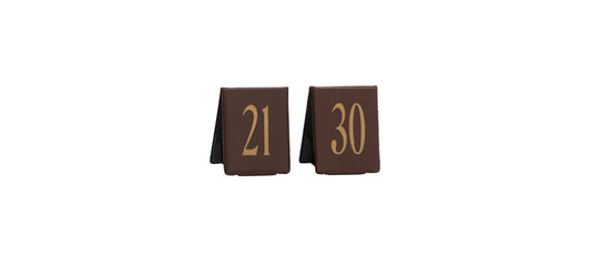 Segnaposto numero texas 21-30 confezione da 21 a 30