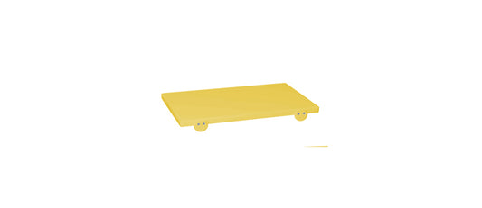 Tagliere cm 40x25 h 2 giallo con battente