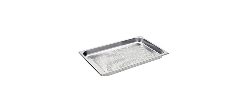 bacinella forata sul fondo GN 1/1 cm 53x32 h 4 lt 5