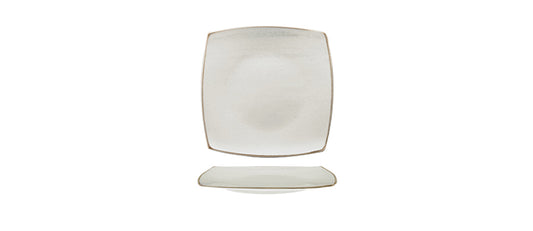 Piatto piano quadrato beige (27,5) cm 27X27