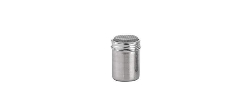 Spargizucchero inox con tappo rete Ø cm 7 h 9