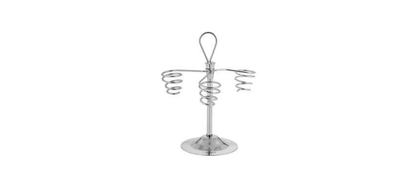Portaconi inox filo 3 posti