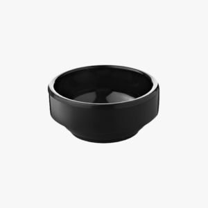 Black sauce bowl ø 8x3.5h