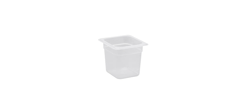 Vasca GN 1/6 in polipropilene cm 17,5X16,5 h 15 lt 2,3