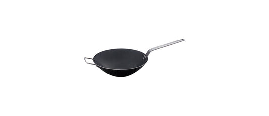 Padella wok ferro Ø cm 32 fondo Ø cm 18