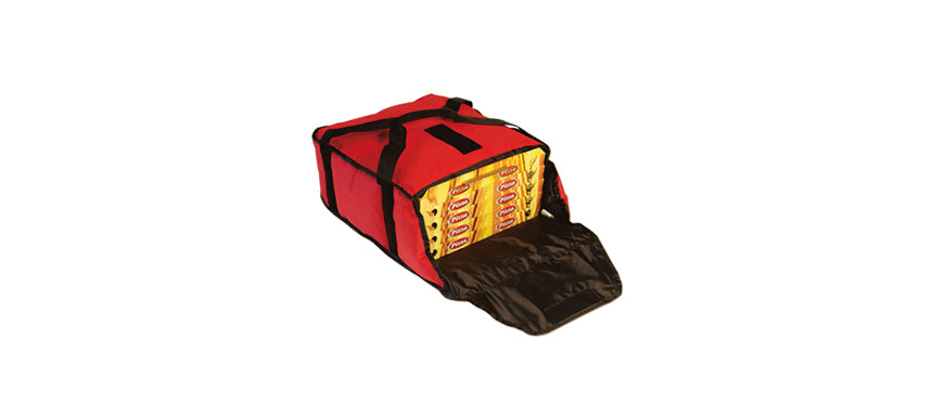 Borsa termica cm 43x42 h 20 per trasporto max 4 cartoni pizza Ø cm 40 o 5 cartoni pizza Ø cm 36