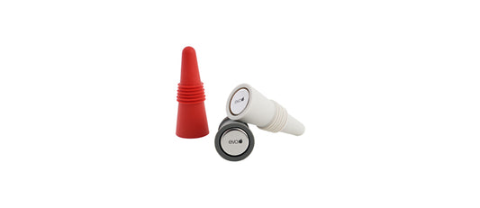 Confezione 3 pezzi tappo salvavino silicone colori assortiti