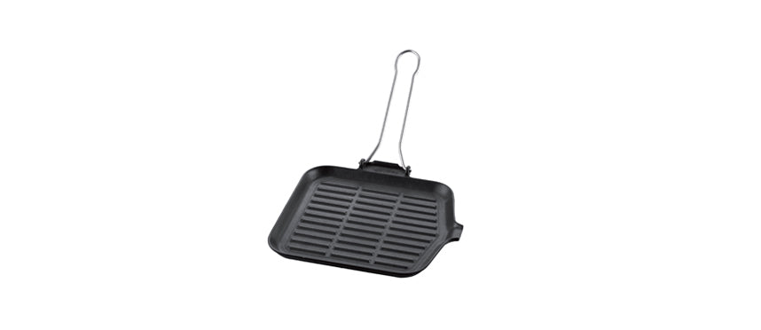 Bistecchiera con manico pieghevole Dietella cm 24x24