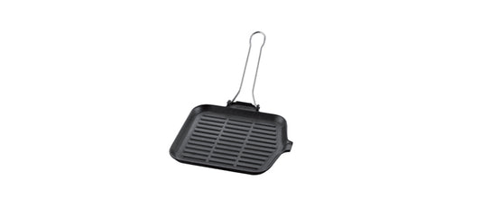 Bistecchiera con manico pieghevole Dietella cm 24x24