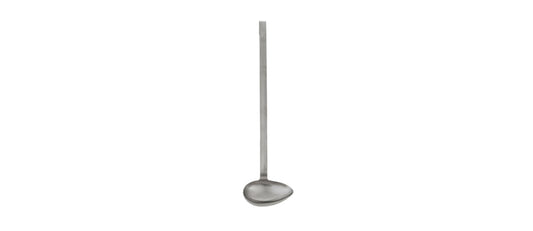 Cucchiaione obliquo chiuso inox cm 11x7 manico 37