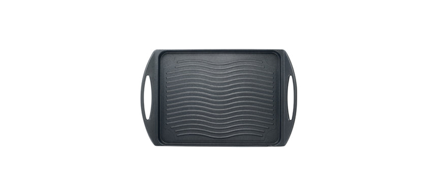 Piastra alluminio pressofuso antiaderente ad induzione cm 42x26,8